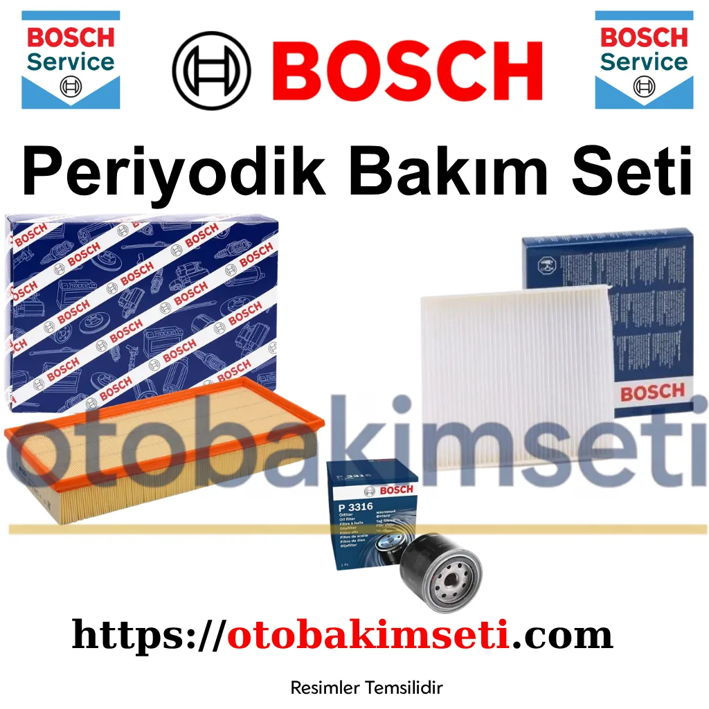 Bosch 2013-2016 Audi A5 2.0 TFSI Coupe CNCD Motor 221hp Periyodik Bakım Seti