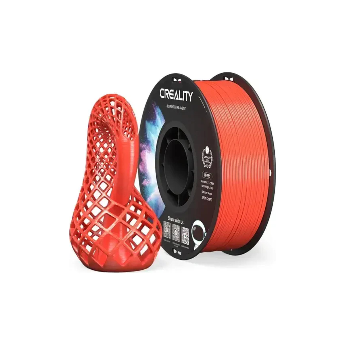 Creality CR-ABS Filament 1.75mm 1kg Kırmızı