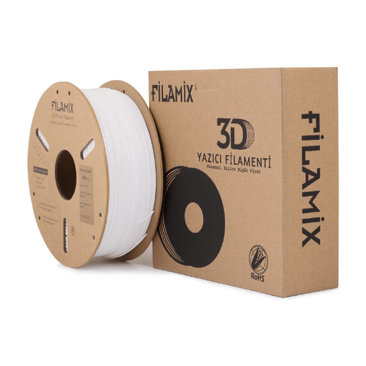 Filamix Hyper ABS+ Filament 1.75mm 1kg - Isı ve darbe dayanımı