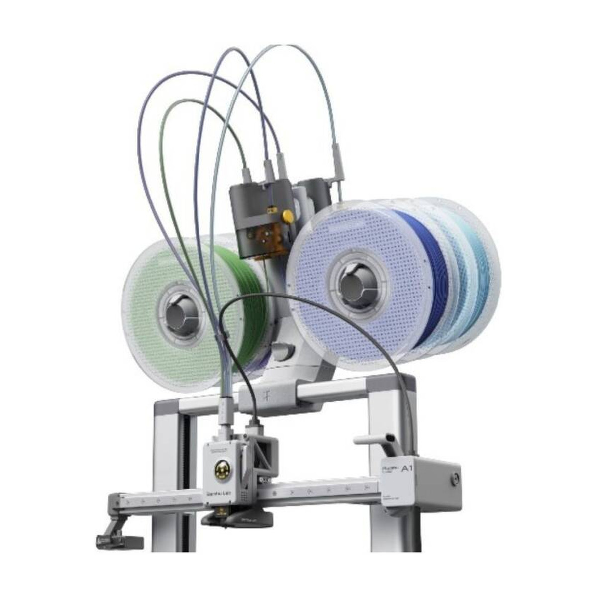 Bambu Lab A1 Combo 3D Yazıcı - Çok Renkli Baskı - Hızlı baskı kapasitesi