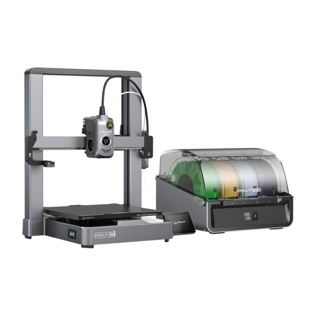 Creality Hi Combo 3D Yazıcı - Çok Renkli Baskı - Baskıya hazırlık kolaylığı