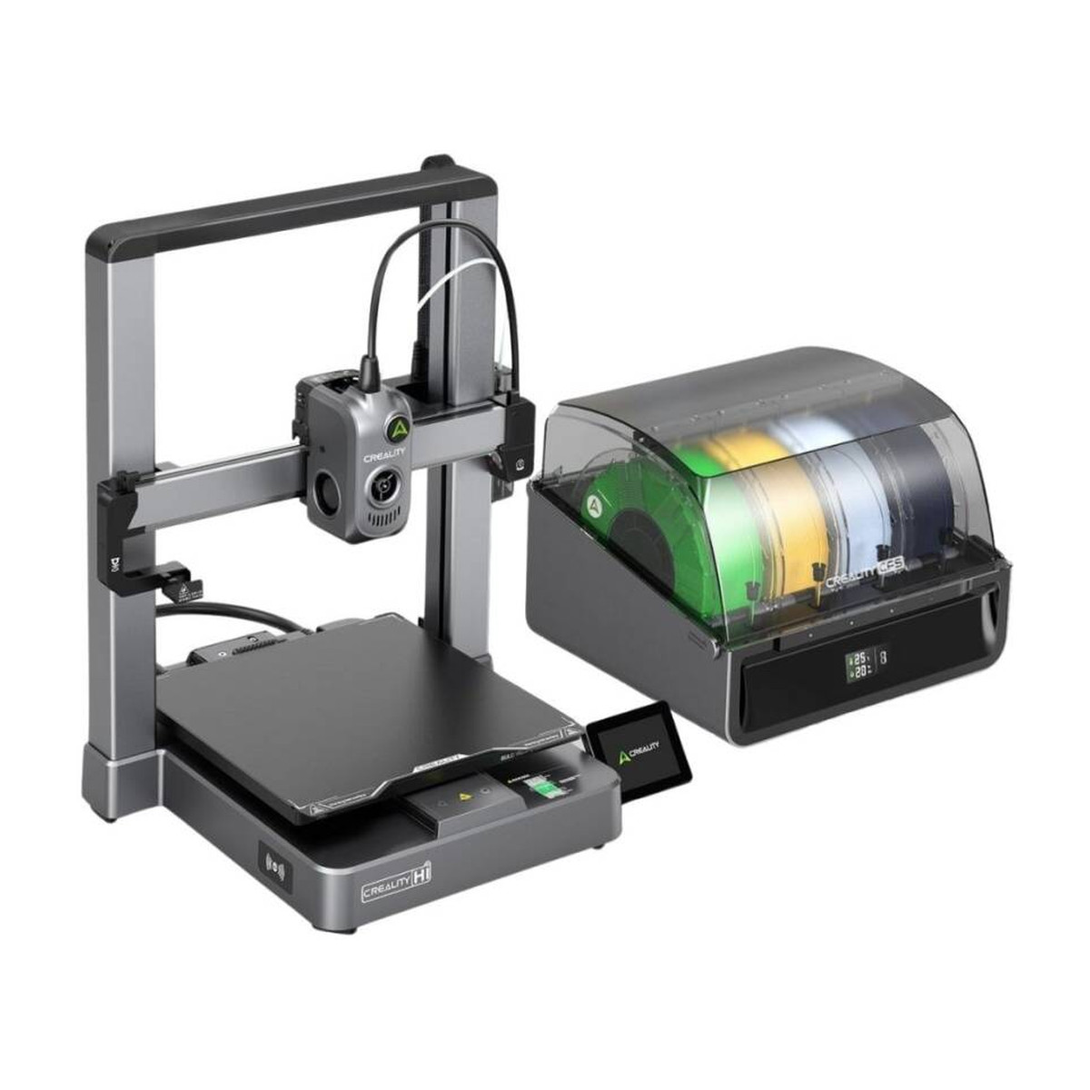 Creality Hi Combo 3D Yazıcı - Çok Renkli Baskı - CFS ile renk seçenekleri