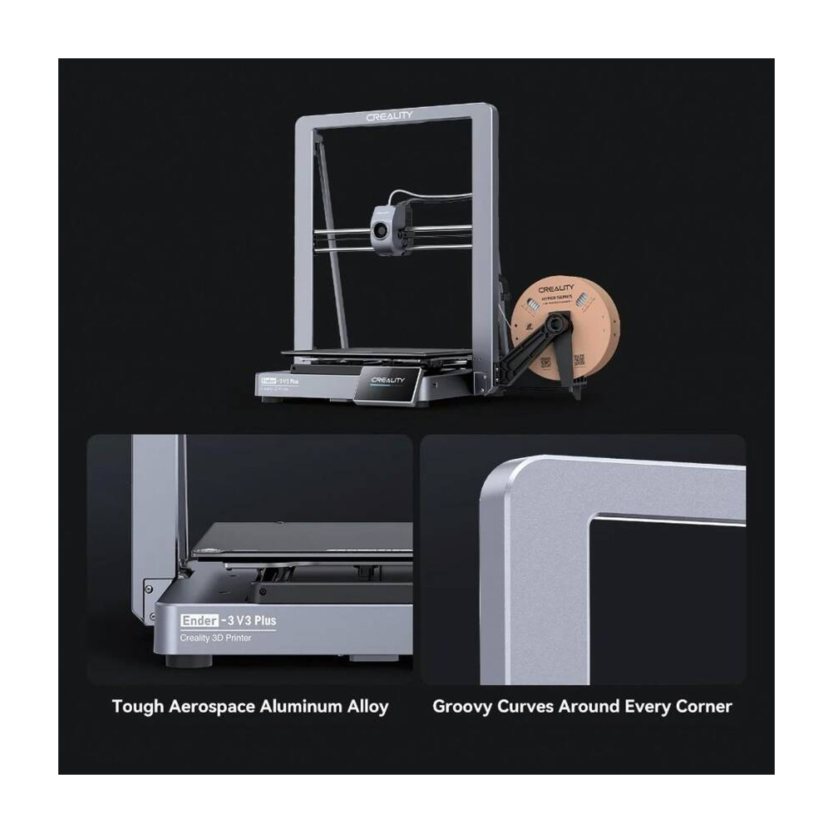 Creality Ender-3 V3 Plus CoreXZ 3D Yazıcı - Farklı filamentlerle üretim