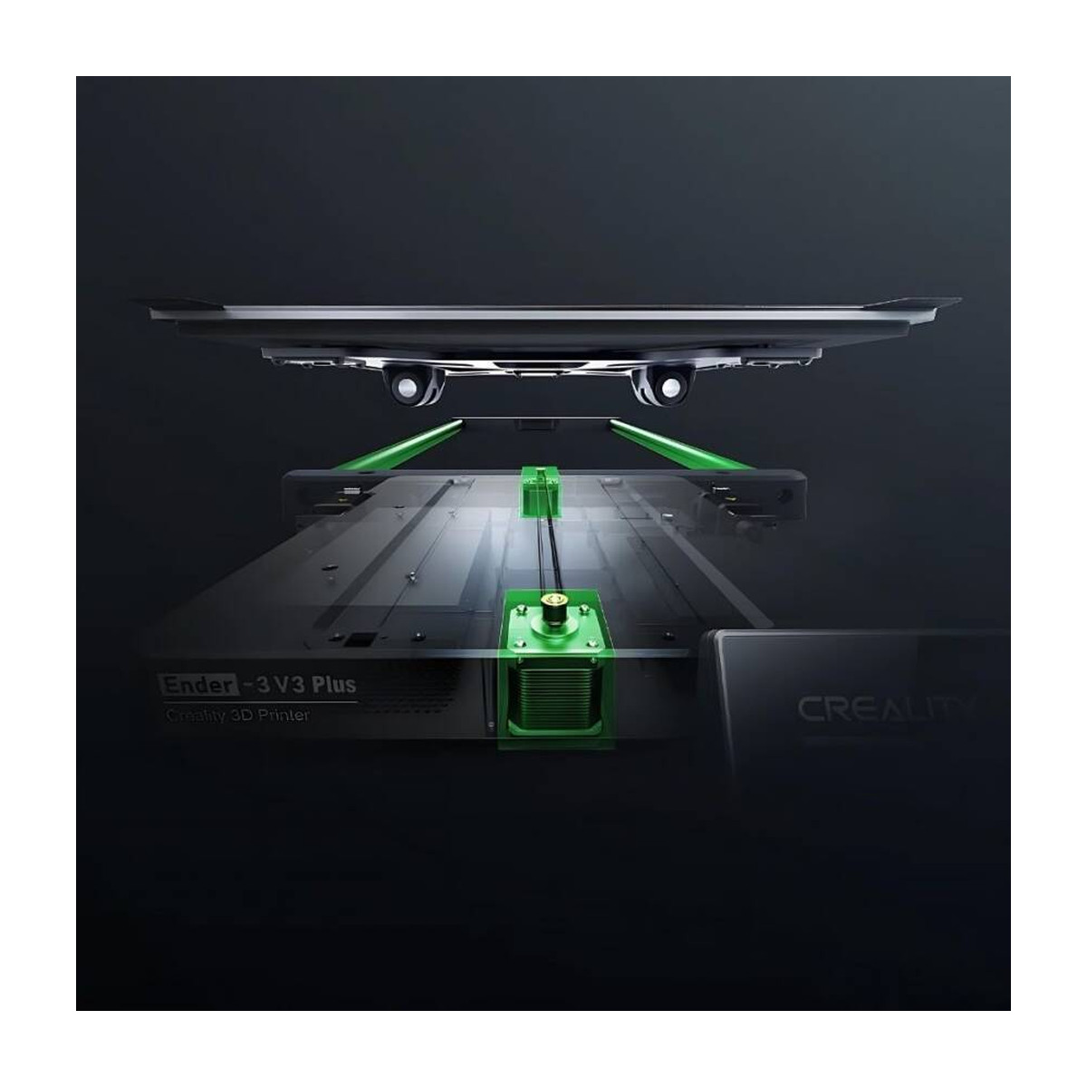 Creality Ender-3 V3 Plus CoreXZ 3D Yazıcı - Hızlı CoreXZ baskı sistemi