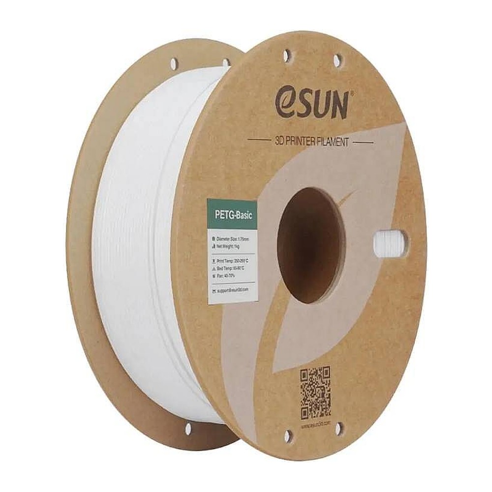 eSUN PETG Basic Filament Beyaz 1.75 mm 1 kg makara