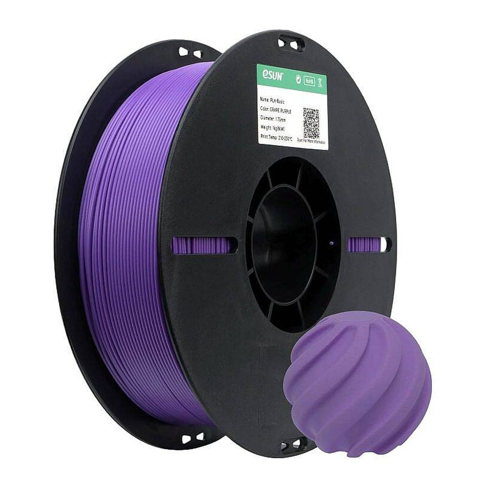 eSUN PLA Basic Filament Üzüm Moru 1.75 mm 1 kg makara