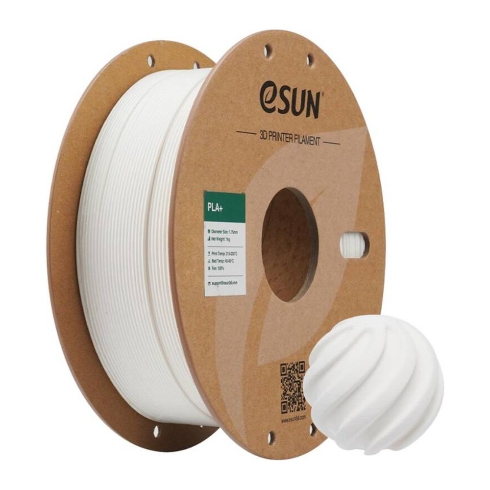 eSUN PLA+ Filament Süt Beyaz 1.75 mm 1 kg makara