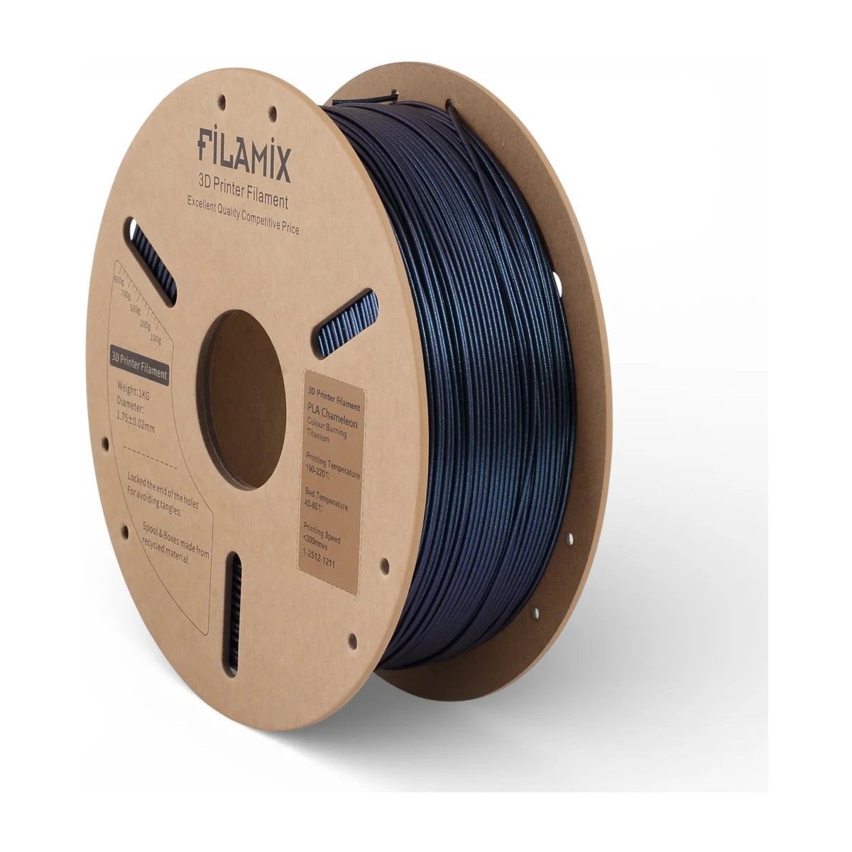 Filamix Chameleon PLA Filament 1.75mm 1kg - Kolay baskı