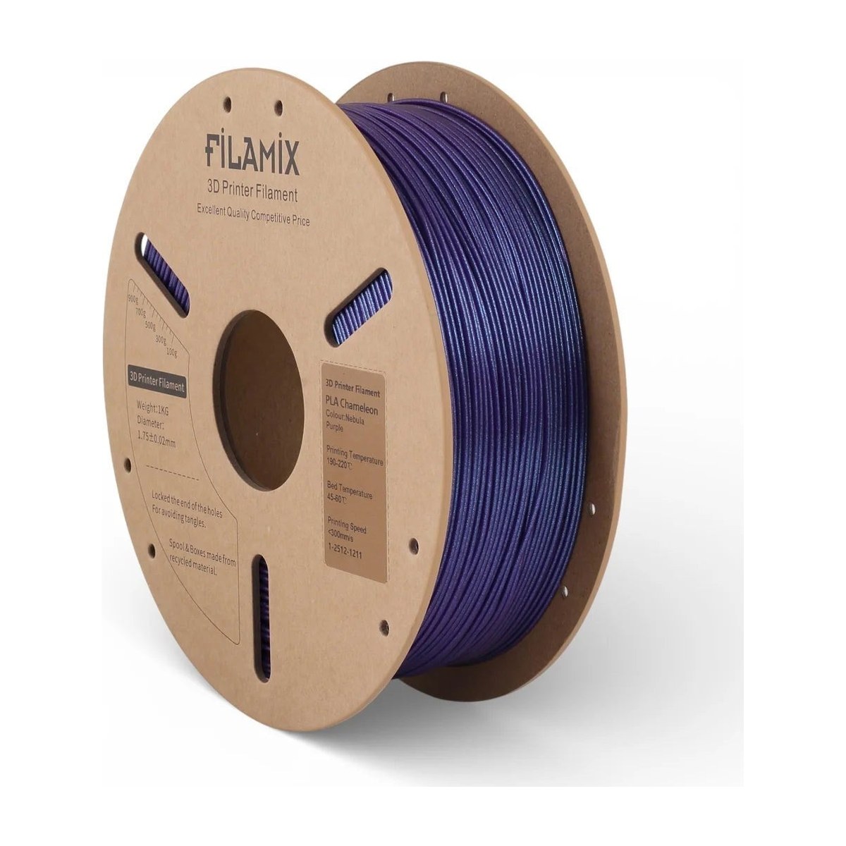 Filamix Chameleon PLA Filament 1.75mm 1kg