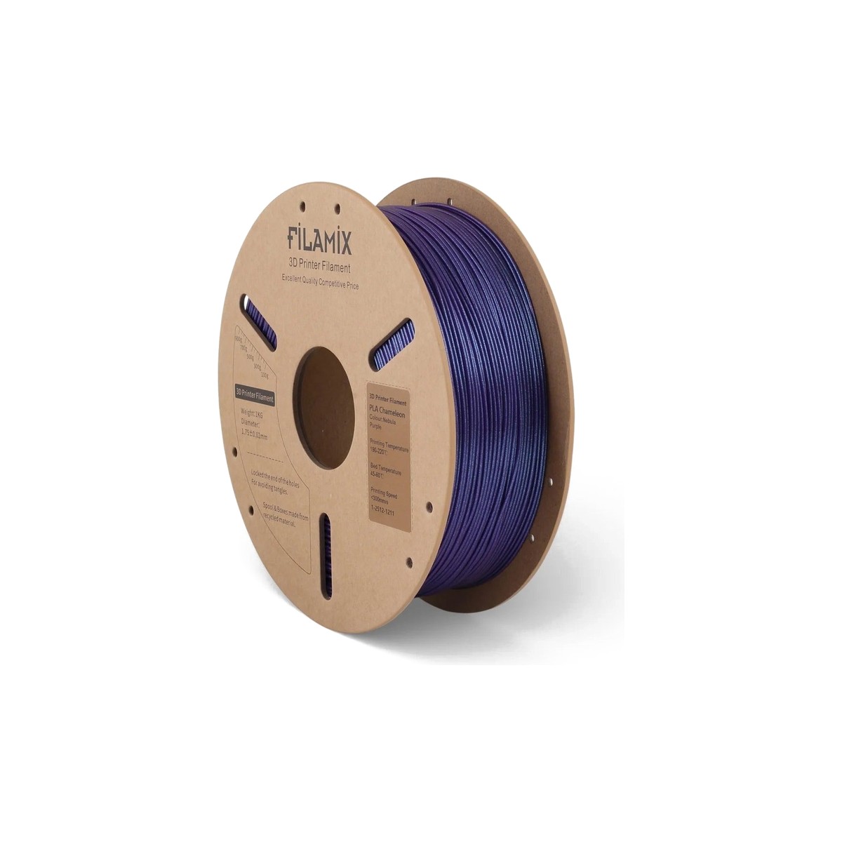 Filamix Chameleon PLA Filament Nebula Purple