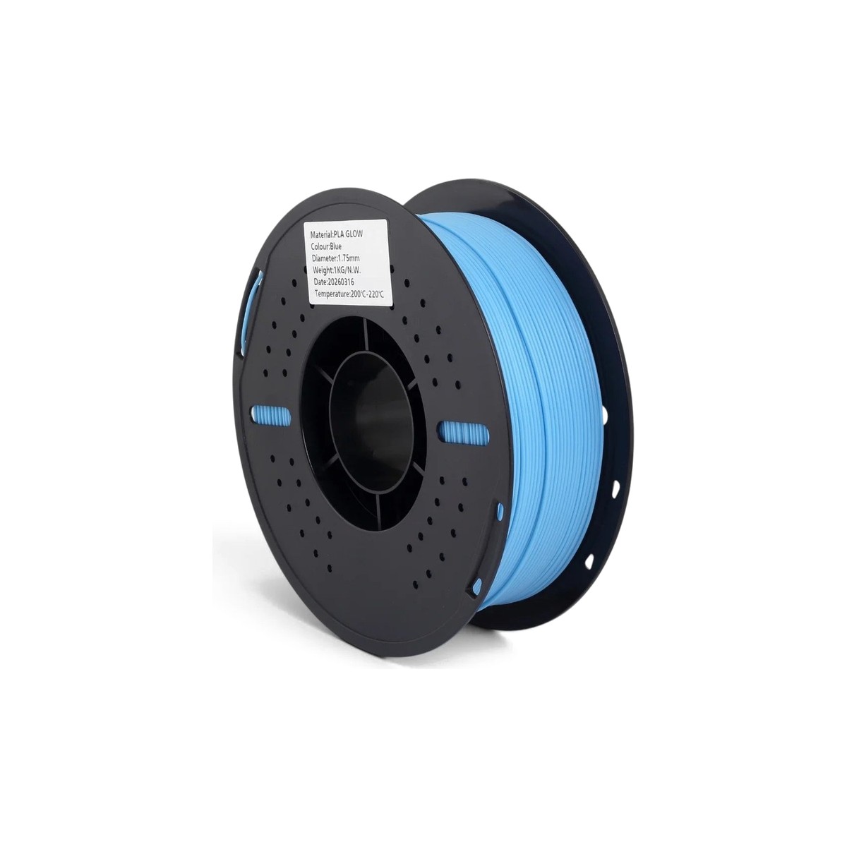 Filamix Glow in the Dark PLA Filament Blue