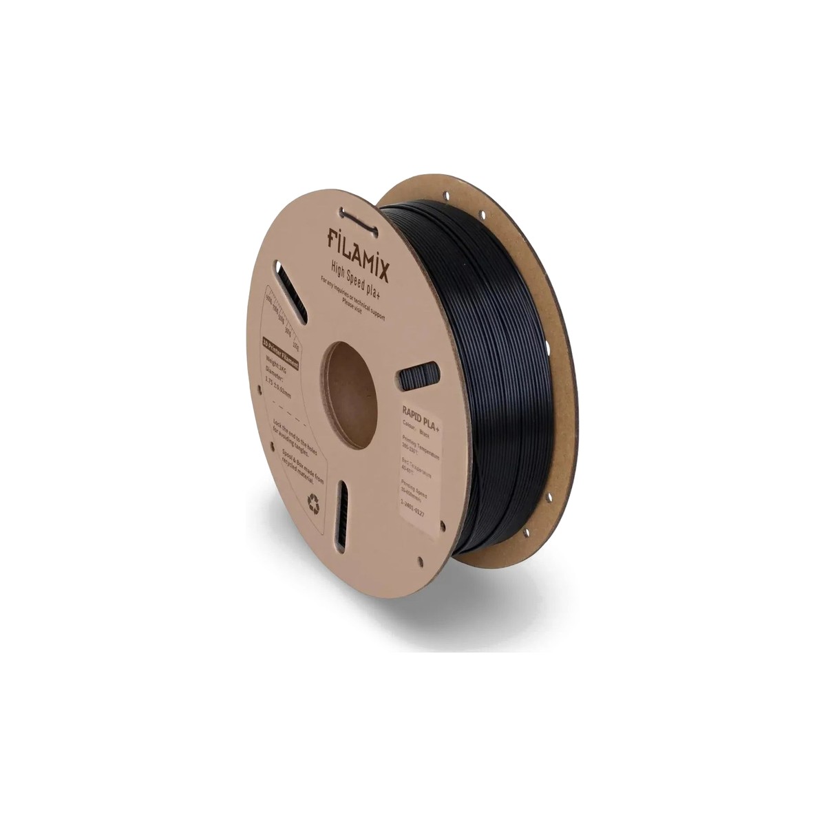 Filamix Hyper Speed PLA+ Filament Black