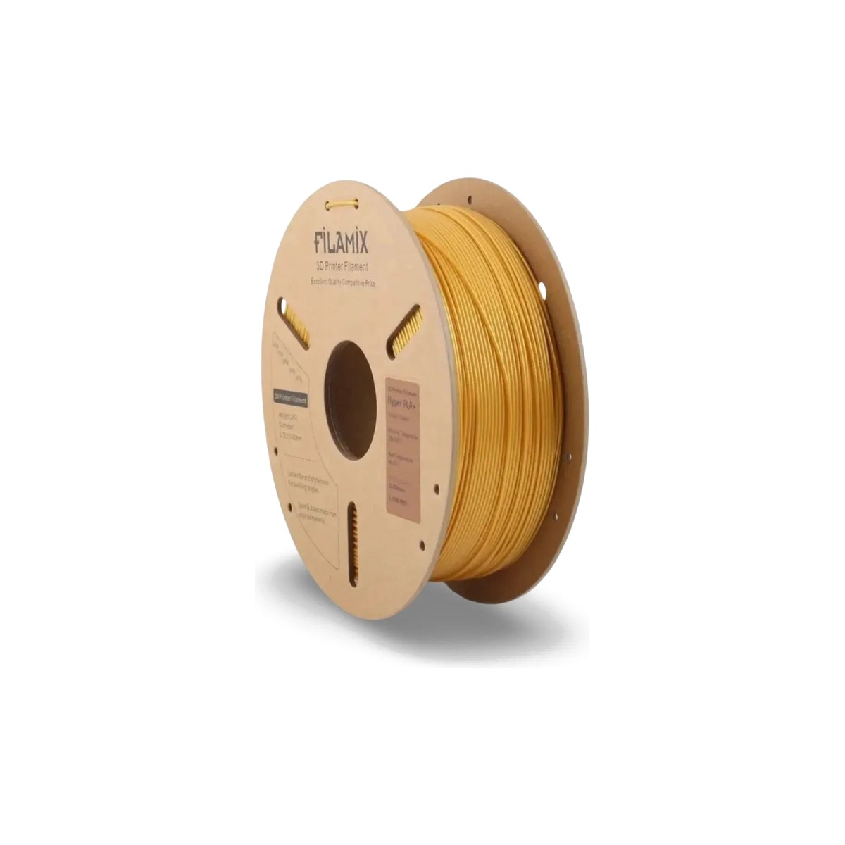 Filamix Hyper Speed PLA+ Filament 1.75mm 1kg Altın