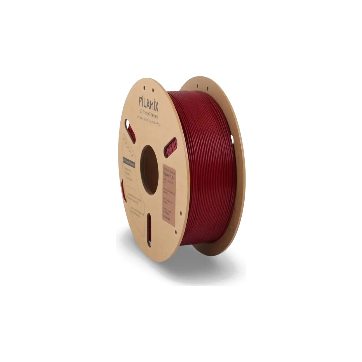 Filamix Hyper Speed PLA+ Filament Burgundy Red