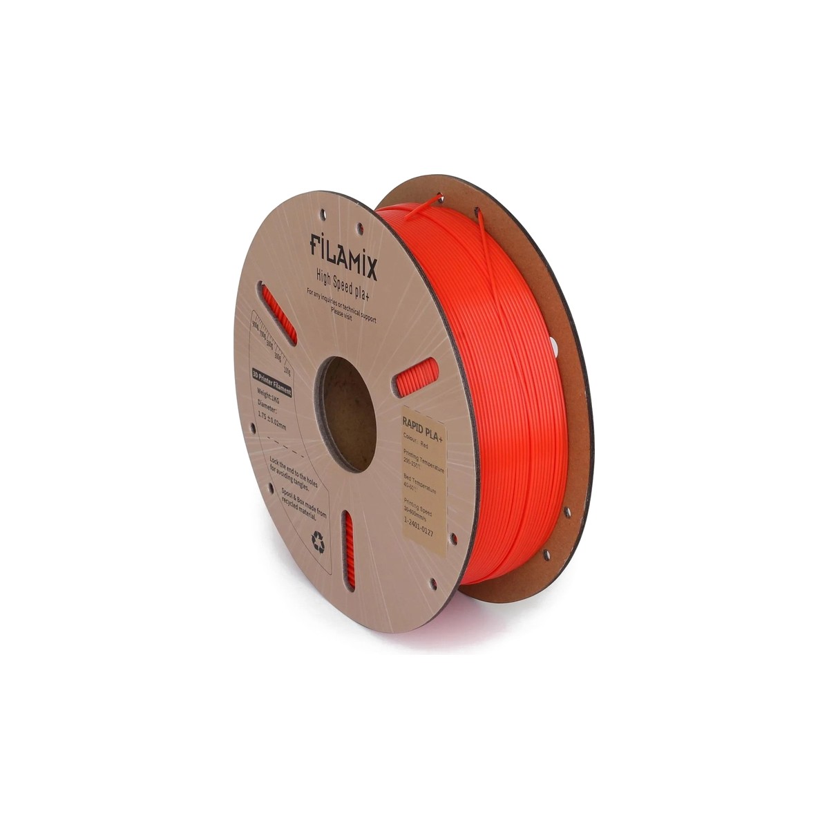 Filamix Hyper Speed PLA+ Filament Red