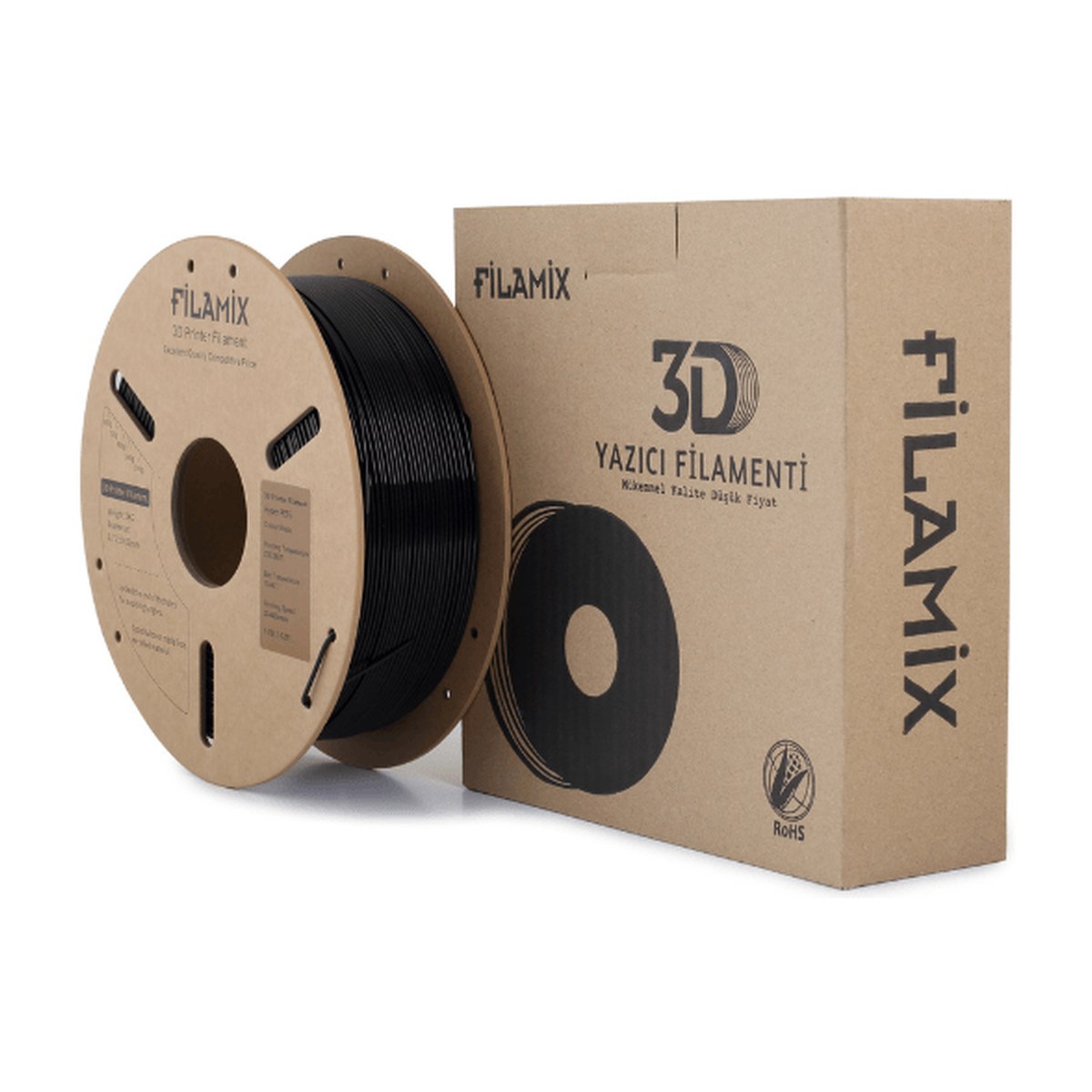 Filamix Hyper PETG Filament 1.75mm 1kg - Isı ve darbe dayanımı