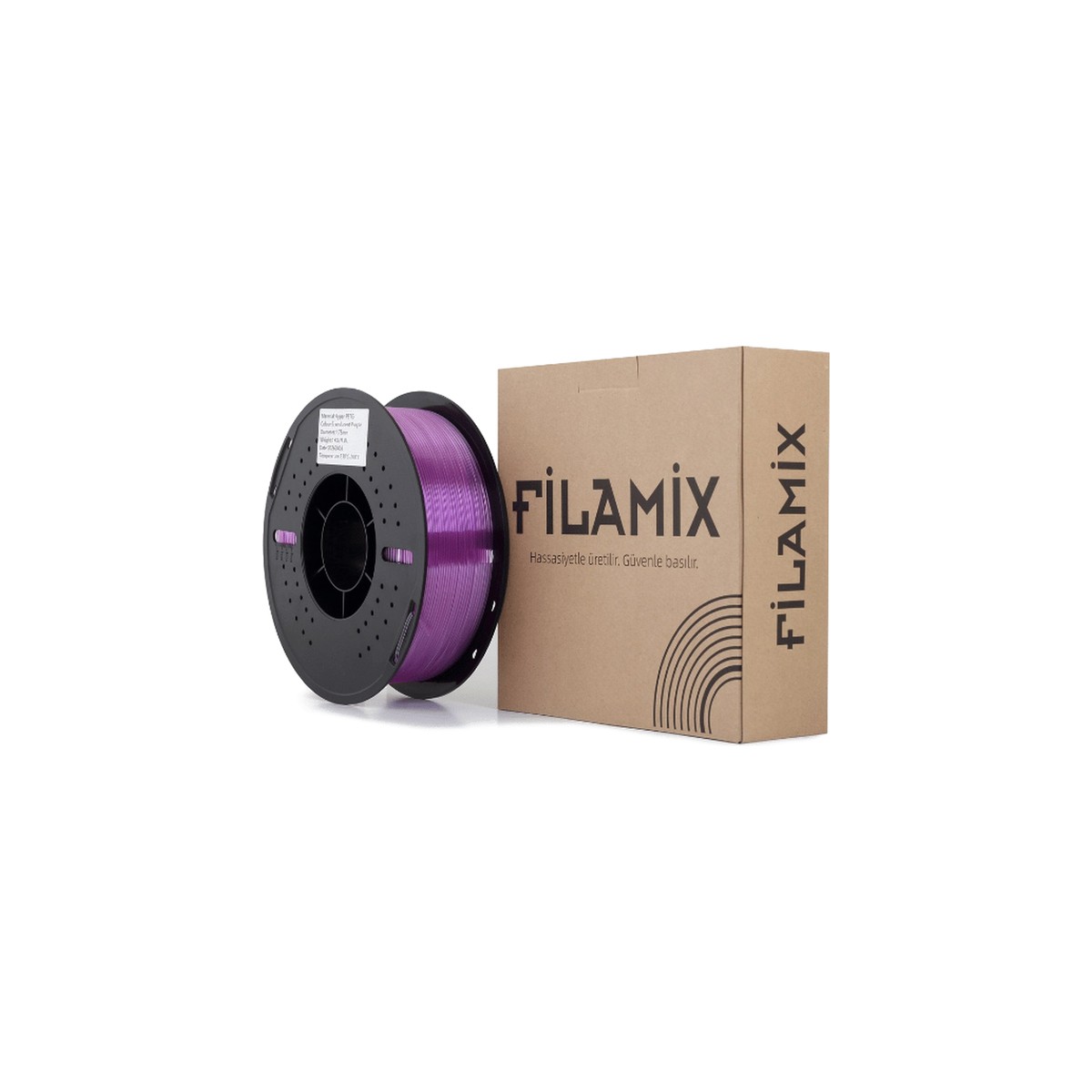 Filamix Hyper PETG Filament Transparent Purple