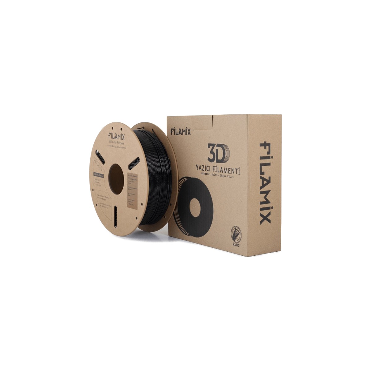 Filamix Glitter PETG Filament Black