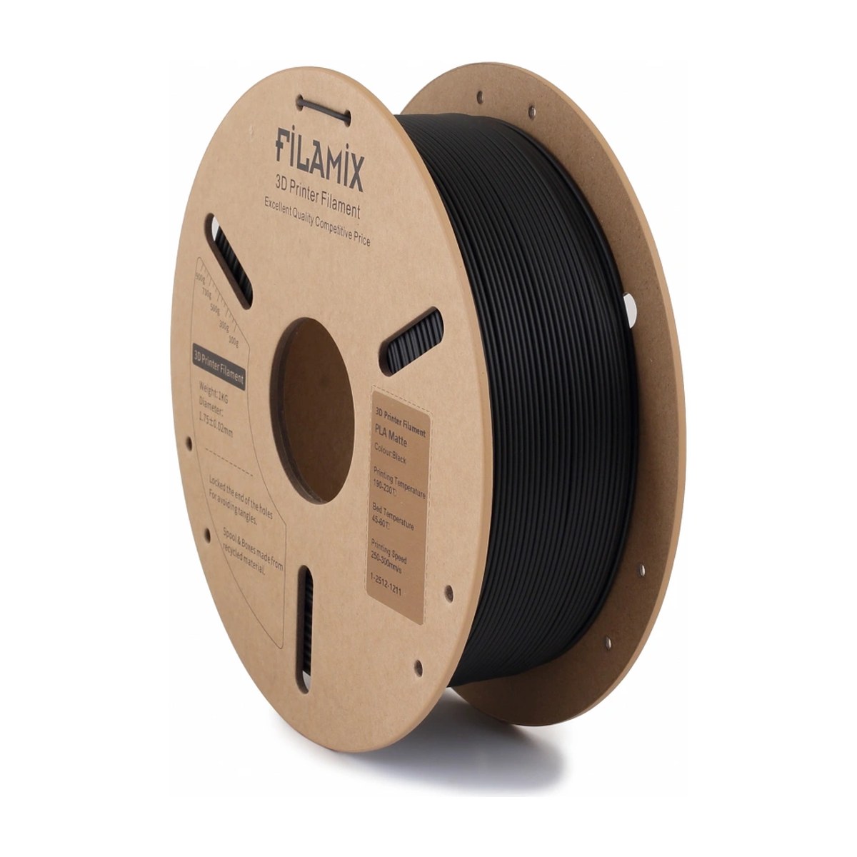Filamix Mat PLA Filament 1.75mm 1kg - Mat yüzey