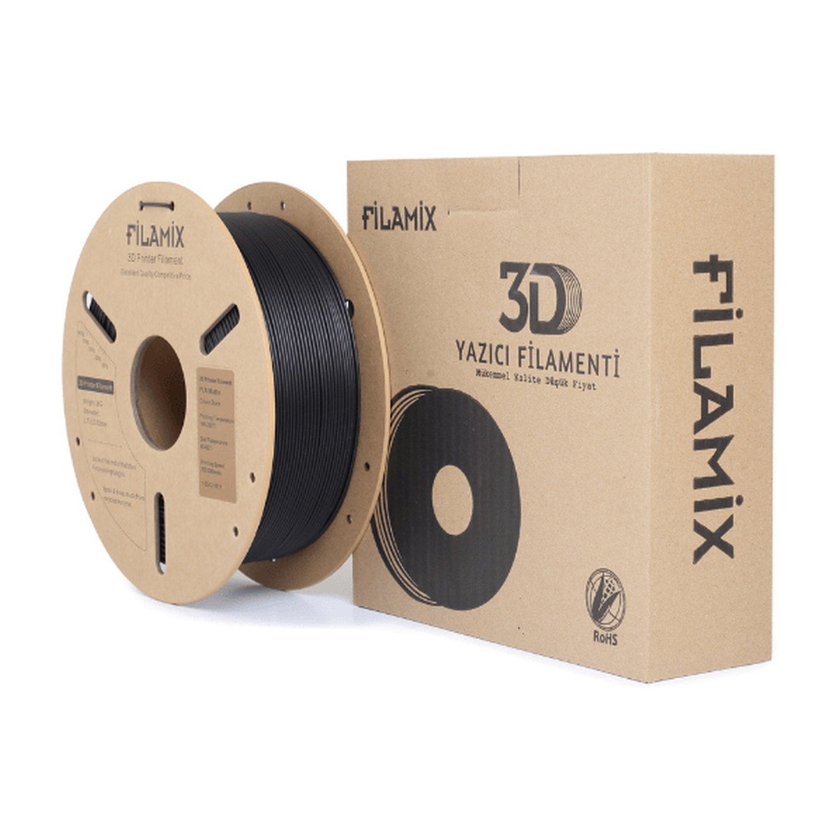 Filamix Mat PLA Filament 1.75mm 1kg - Kolay baskı