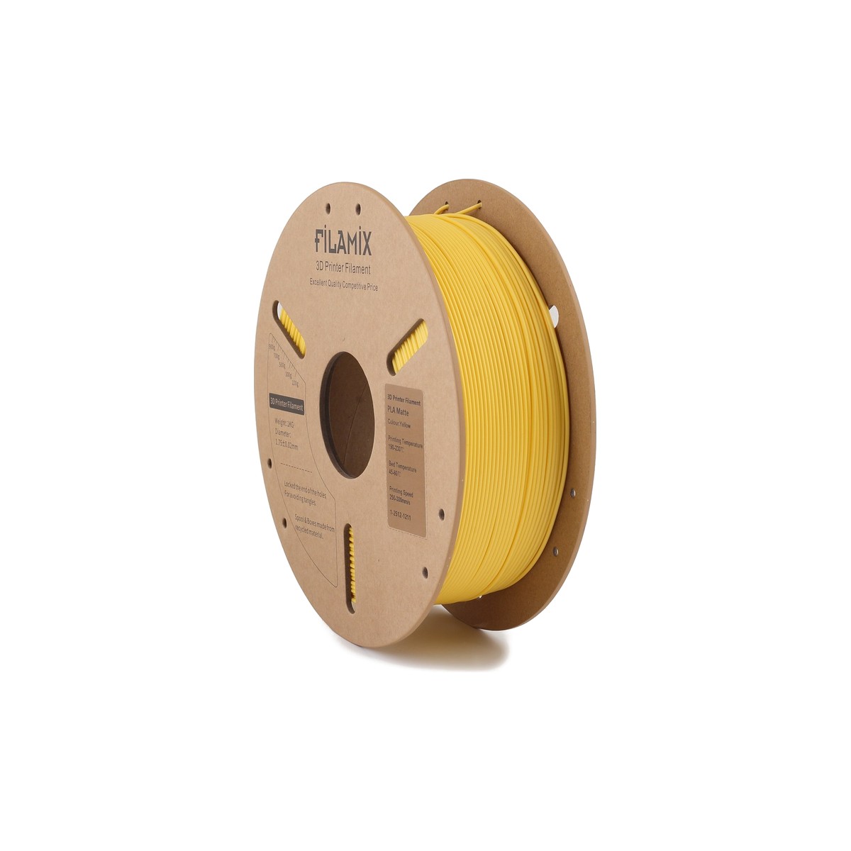 Filamix Matte PLA Filament Yellow