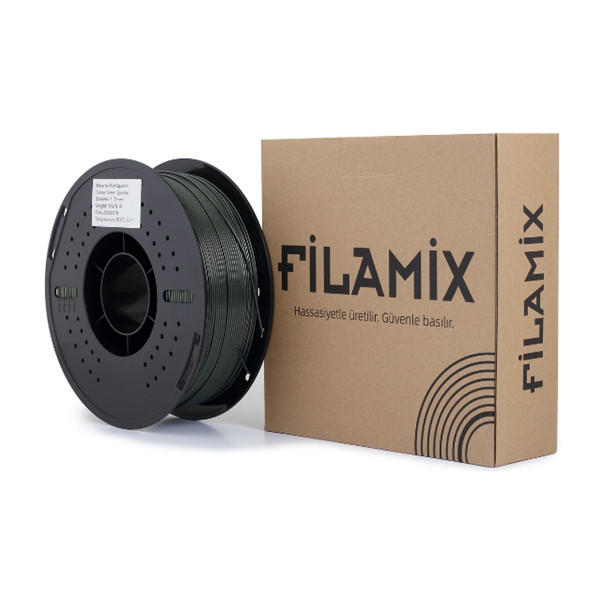 Filamix Sparkle Simli PLA Filament 1.75mm 1kg - Nozul önerisi