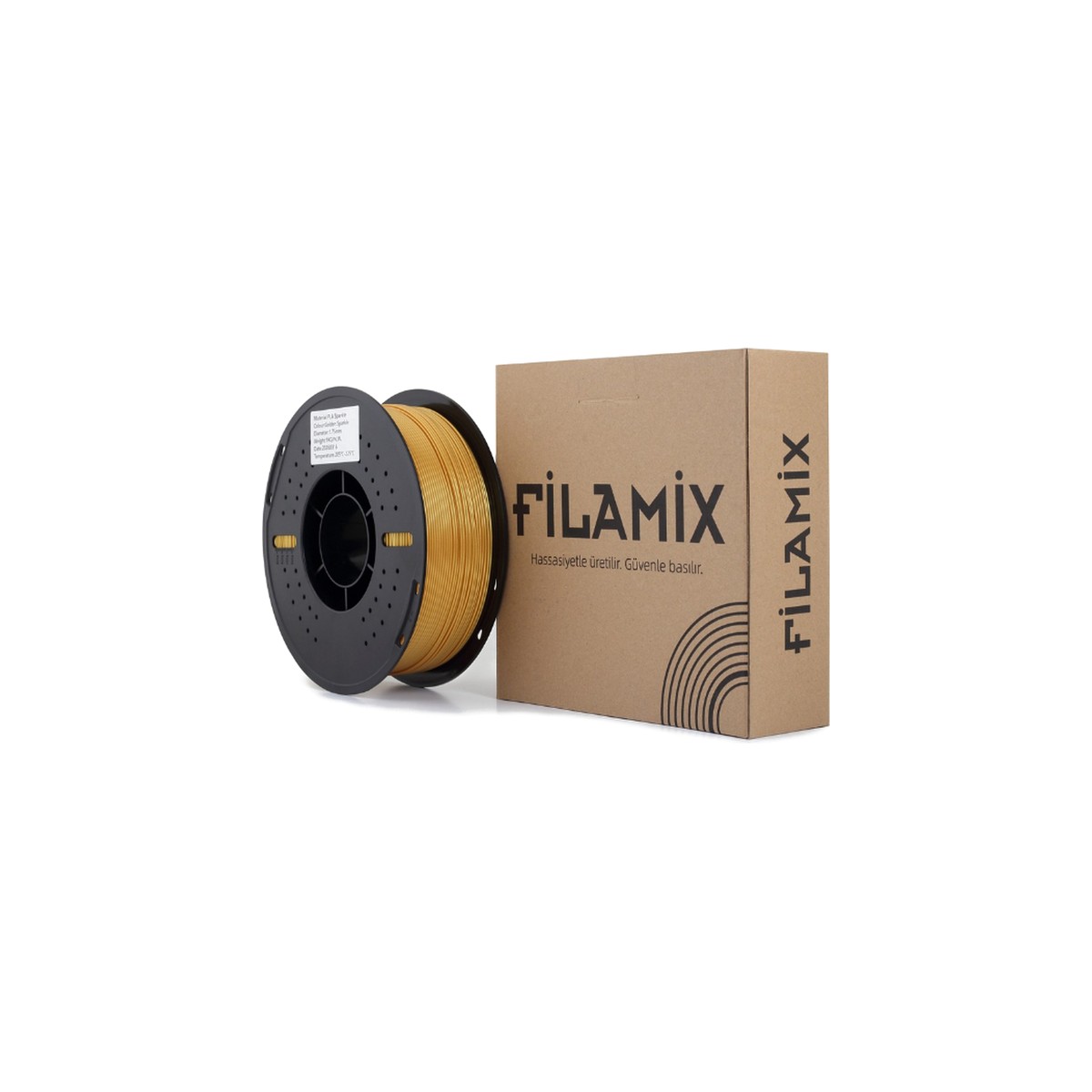 Filamix Sparkle PLA Filament Gold