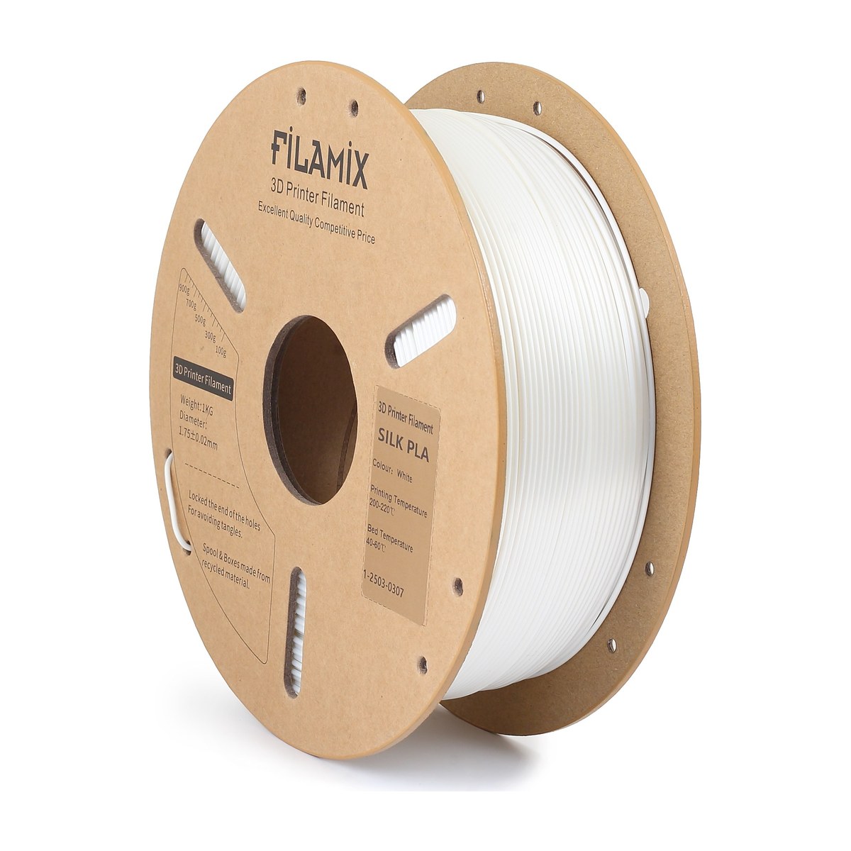 Filamix Silk PLA Filament 1.75mm 1kg - Katman izlerini gizler