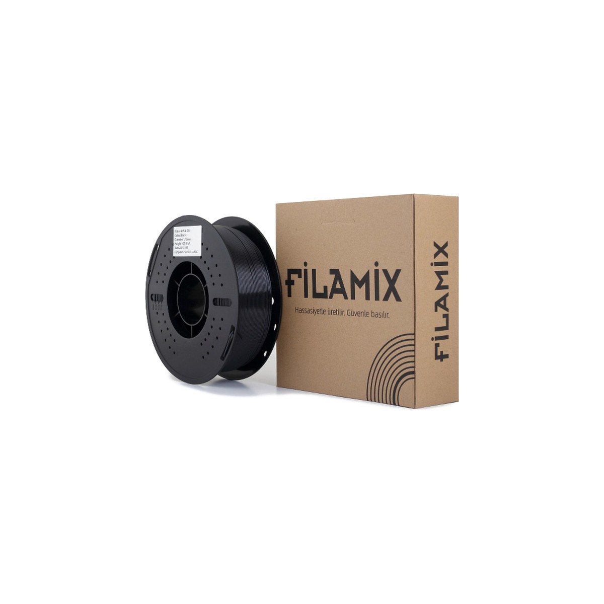 Filamix Silk PLA Filament Black