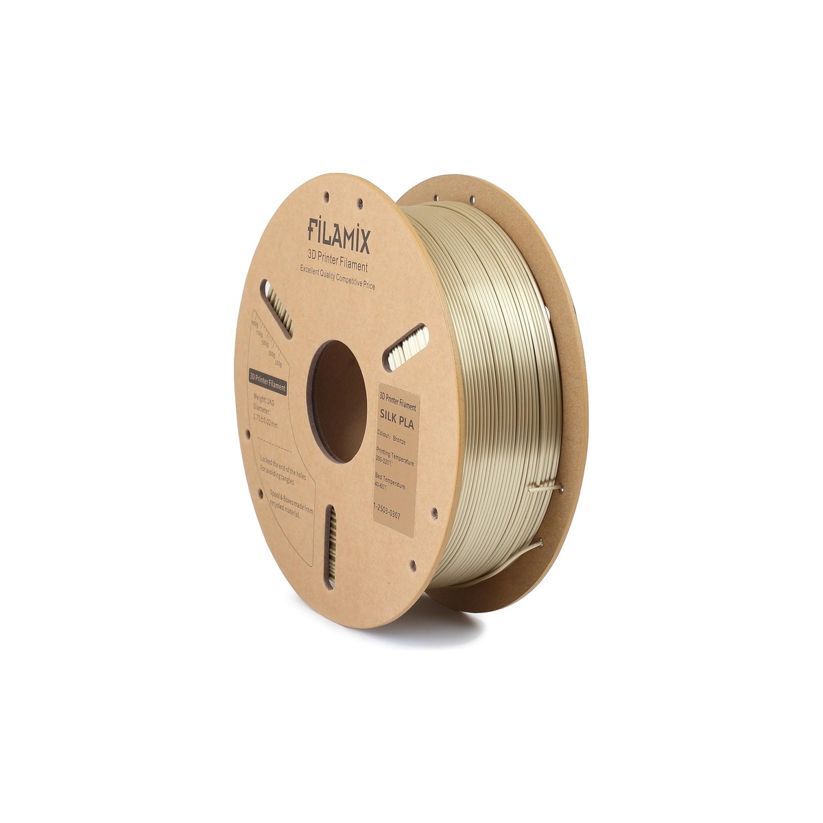 Filamix Silk PLA Filament Bronze