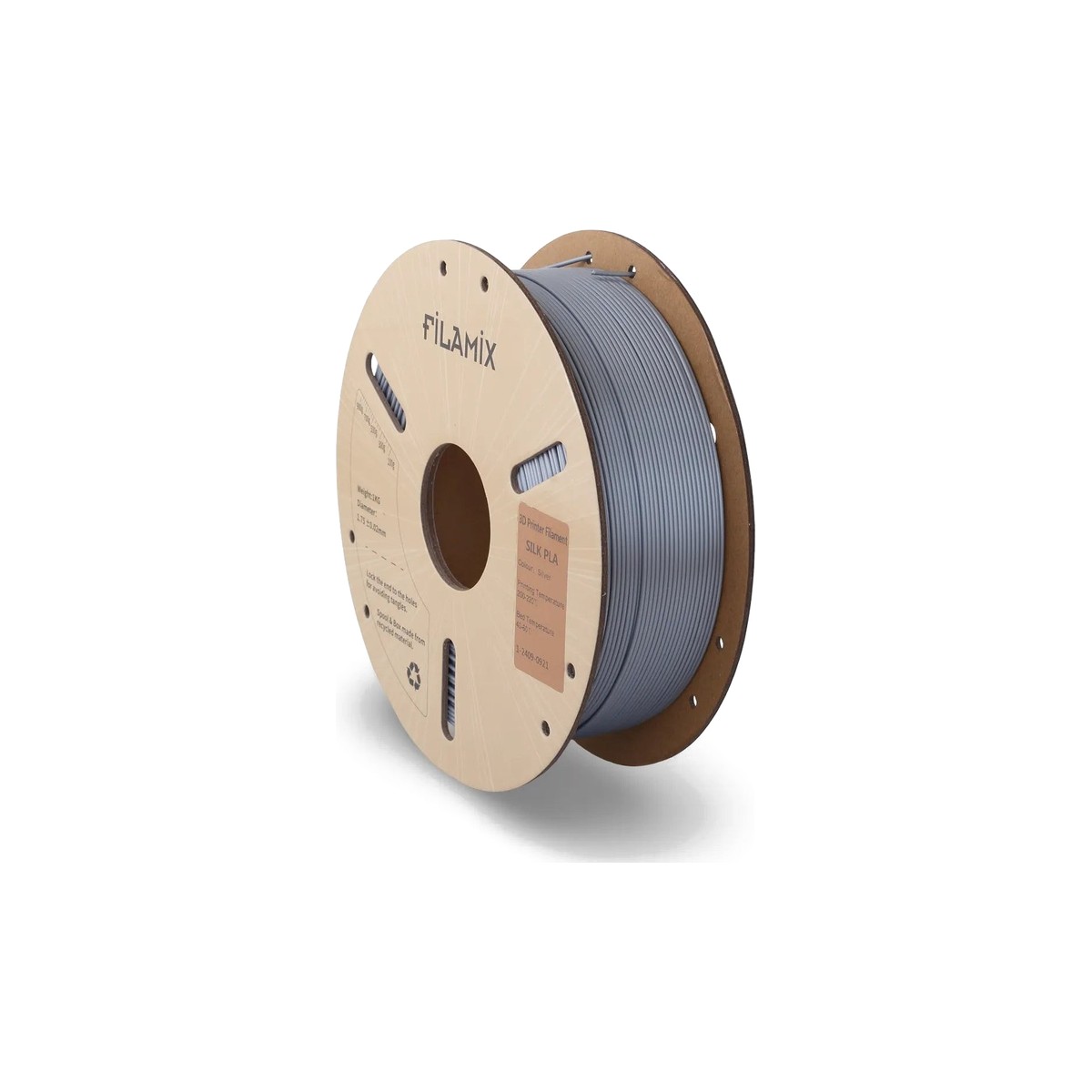 Filamix Silk PLA Filament Silver