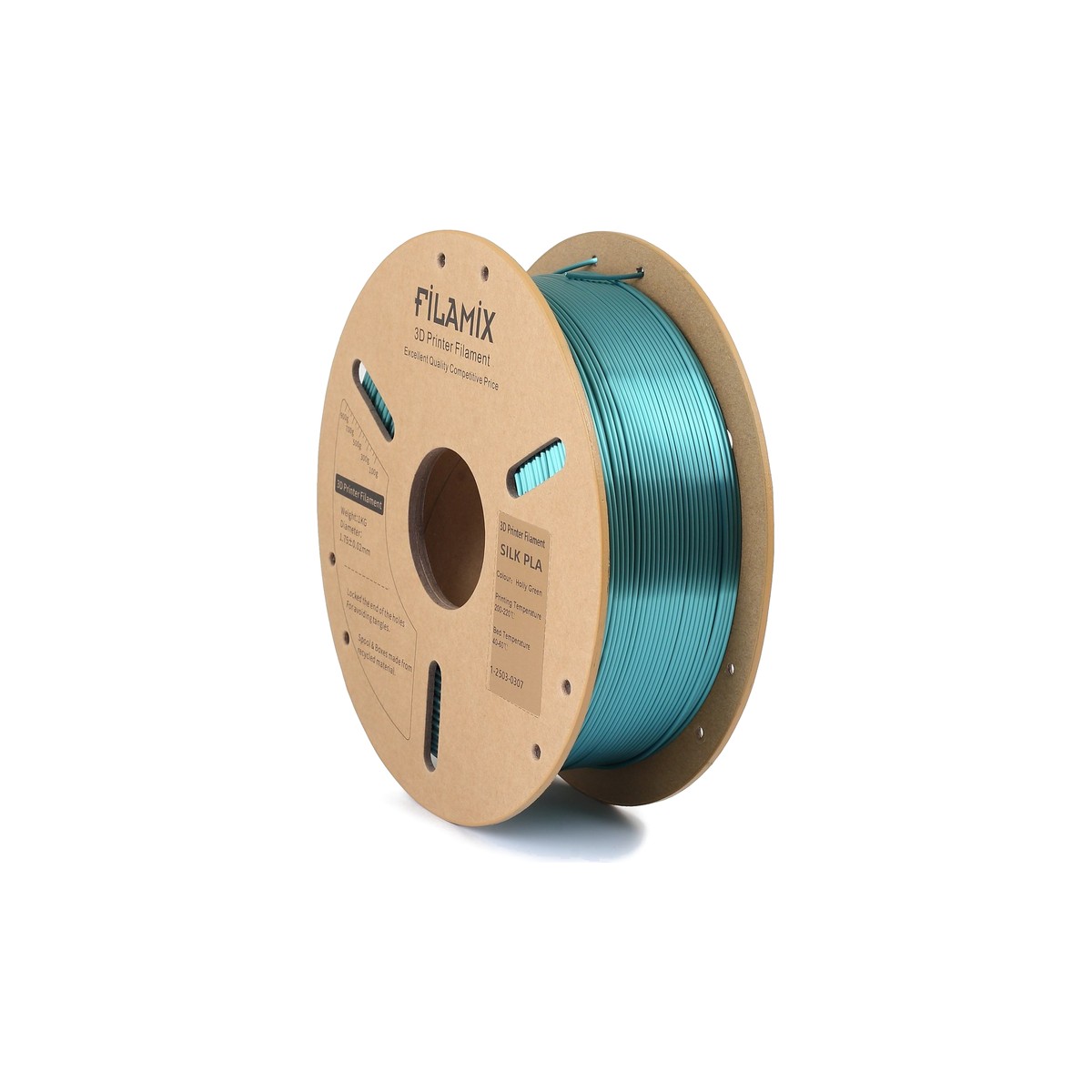 Filamix Silk PLA Filament Dark Forest Green