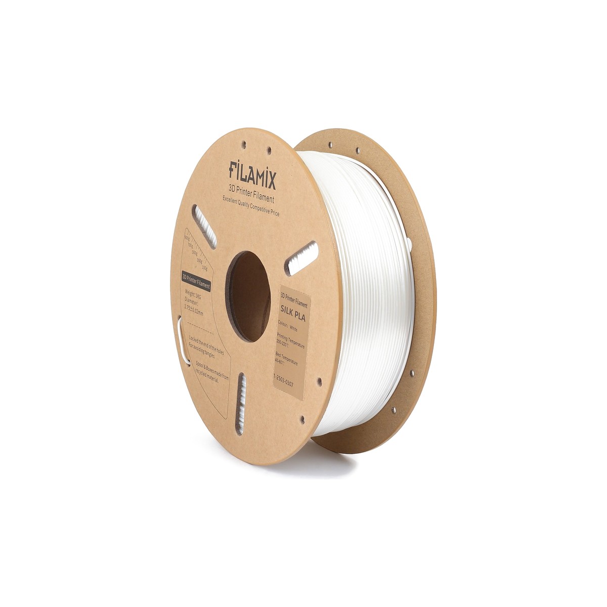 Filamix Silk PLA Filament White