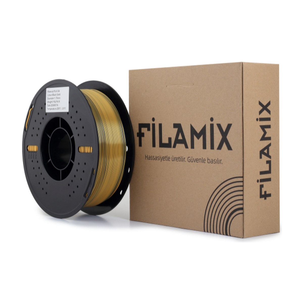 Filamix Silk Magic PLA Filament 1.75mm 1kg - Tek nozulda çok renk