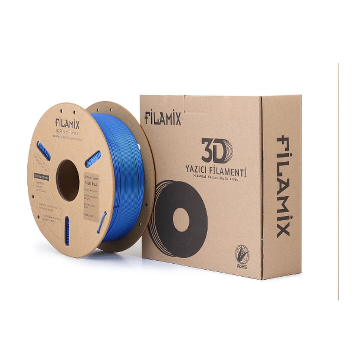 Filamix Silk Magic PLA Filament 1.75mm 1kg - İpeksi parlak yüzey