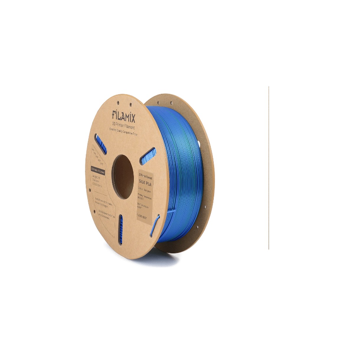 Filamix Silk Magic PLA Filament Blue-Green