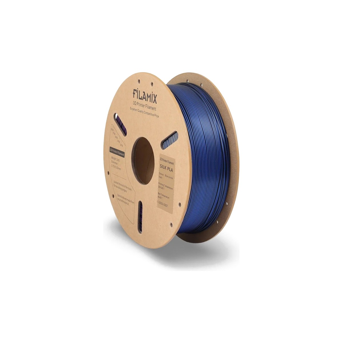 Filamix Silk Mystic PLA Filament Blue-Purple-Black