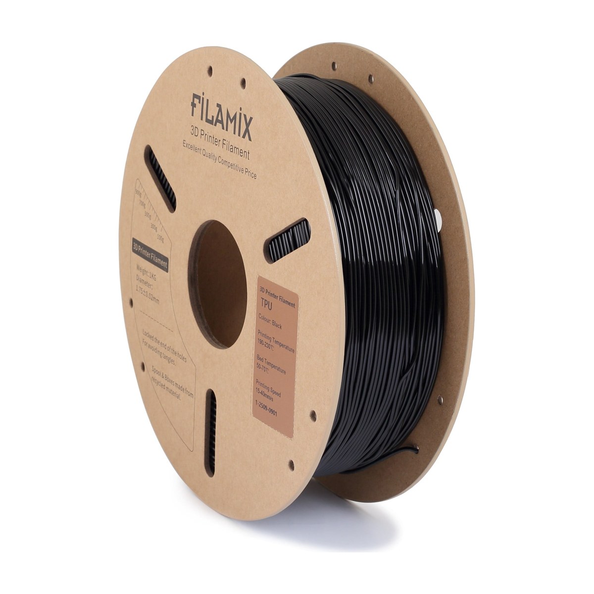 Filamix TPU 95A Esnek Filament 1.75mm 1kg - Yüksek esneklik
