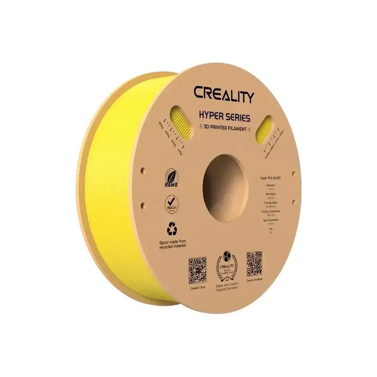 Creality Hyper PLA Filament 1.75mm 1kg Sarı