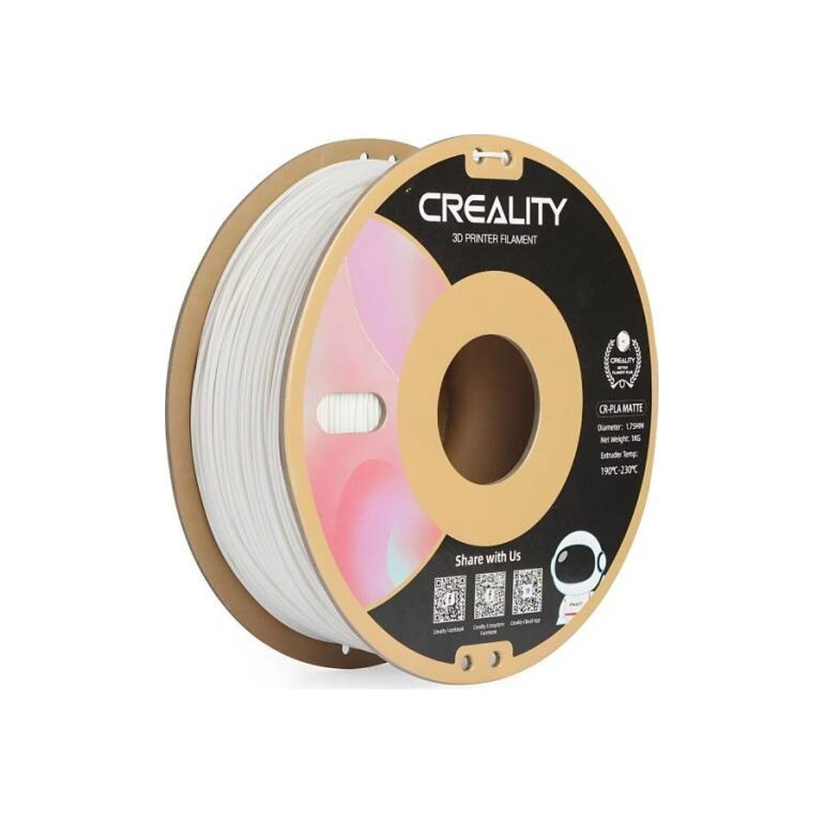 Creality CR-PLA Matte Filament 1.75mm 1kg - Tasarım ürünleri için