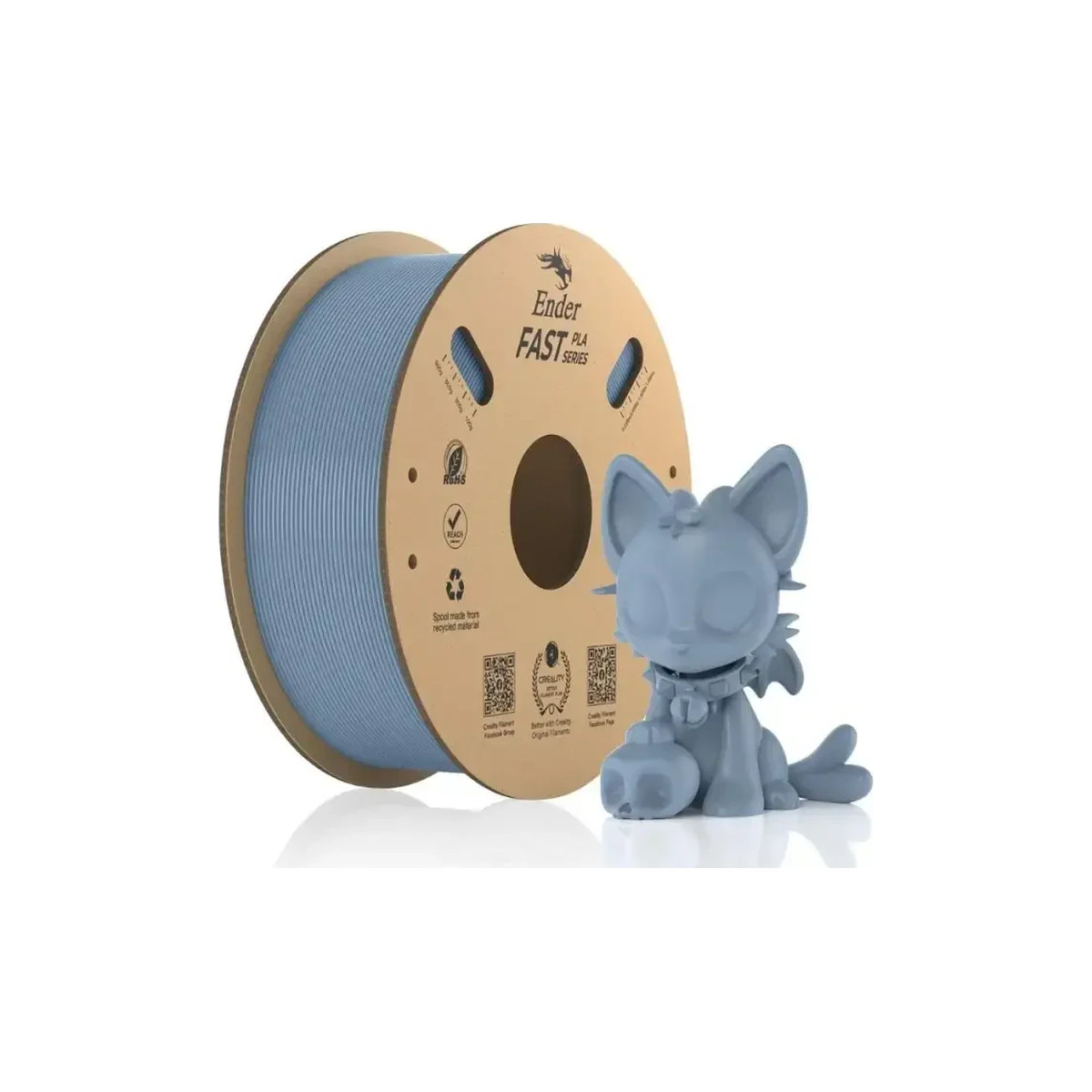 Creality Ender Fast PLA Filament 1.75mm 1kg Açık Gri