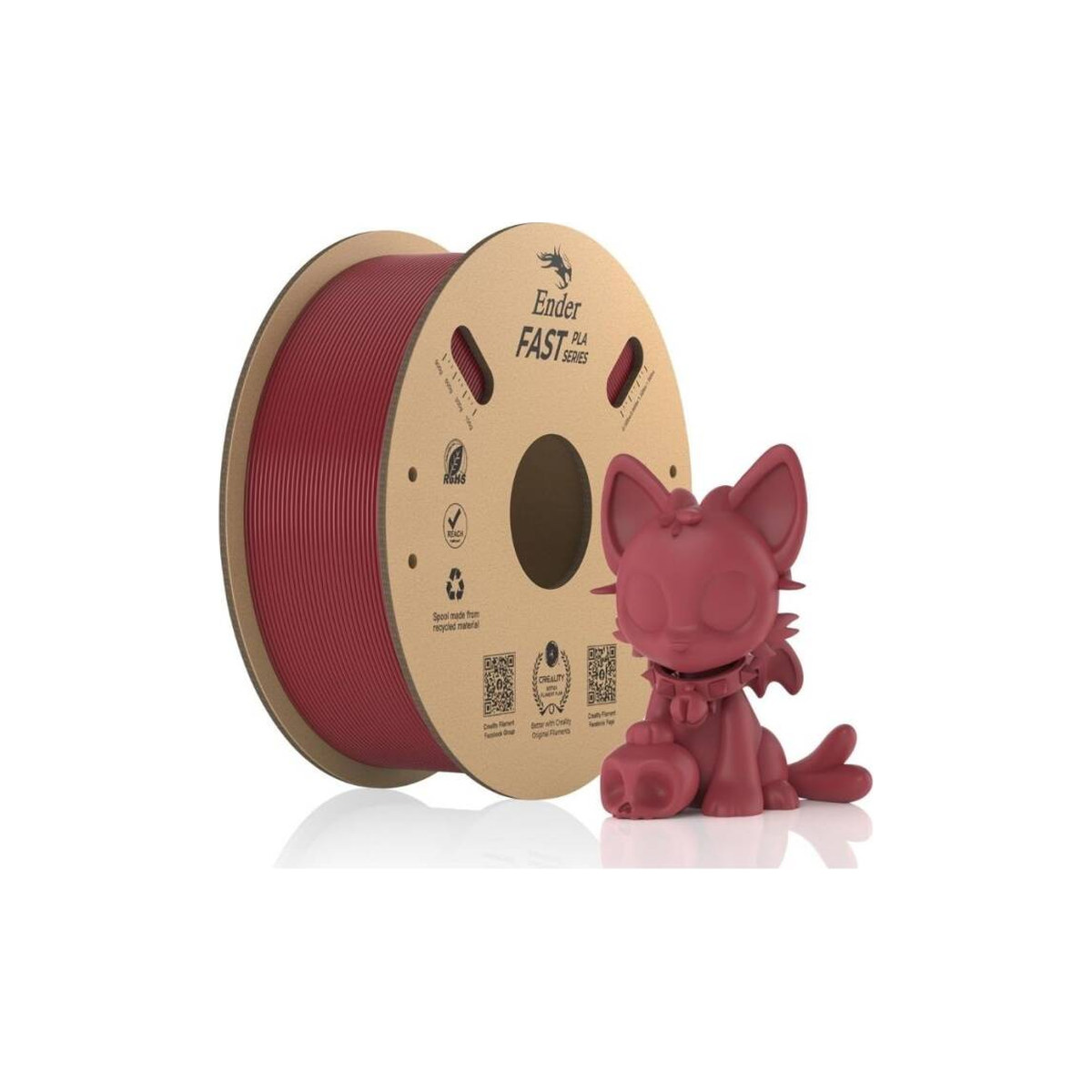 Creality Ender Fast PLA Filament 1.75mm 1kg - Hızlı yazıcının ekonomik yakıtı