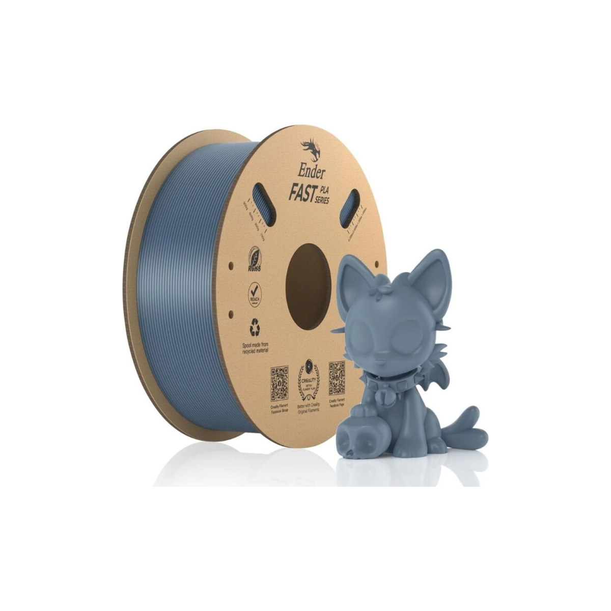 Creality Ender Fast PLA Filament 1.75mm 1kg Gri