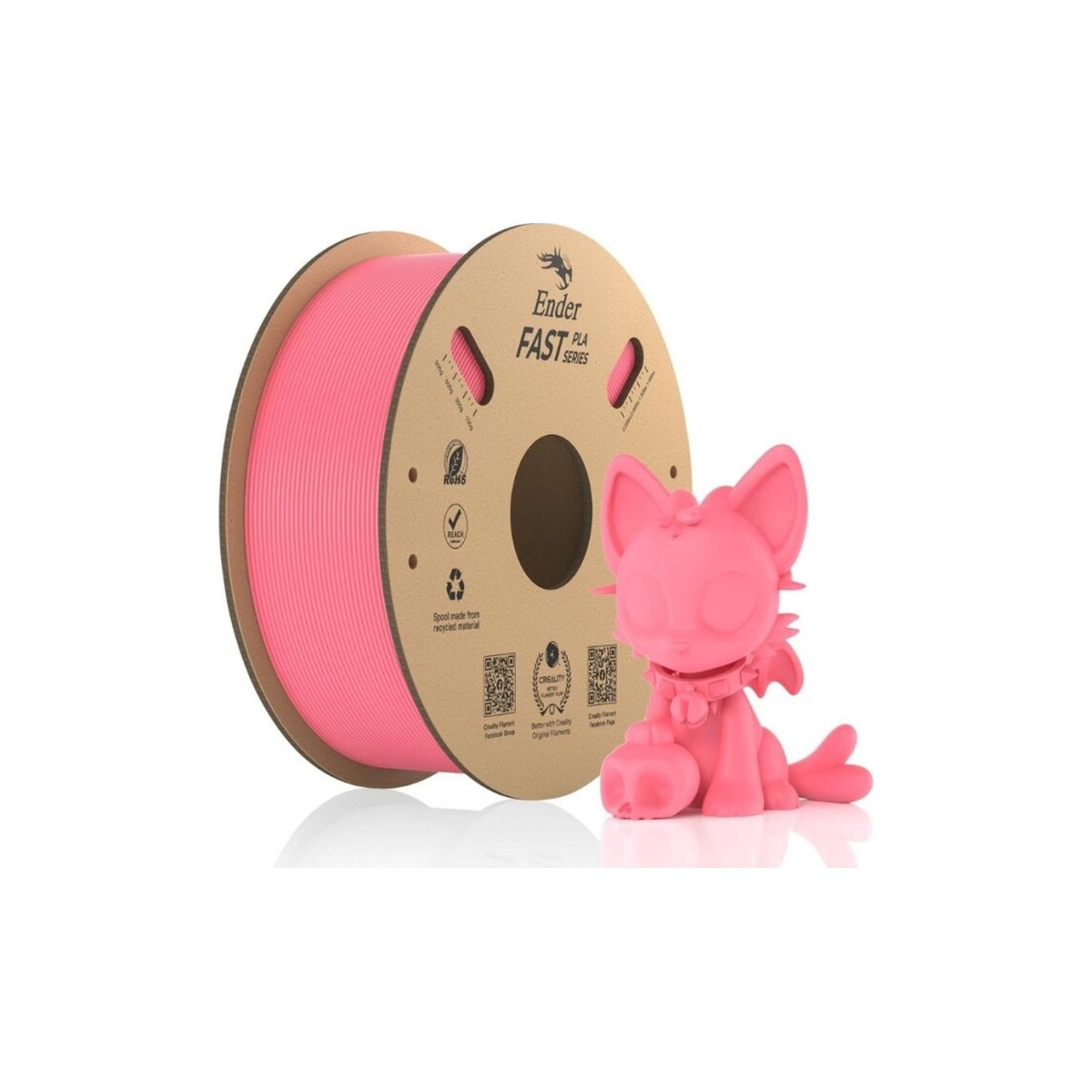 Creality Ender Fast PLA Filament 1.75mm 1kg Pembe
