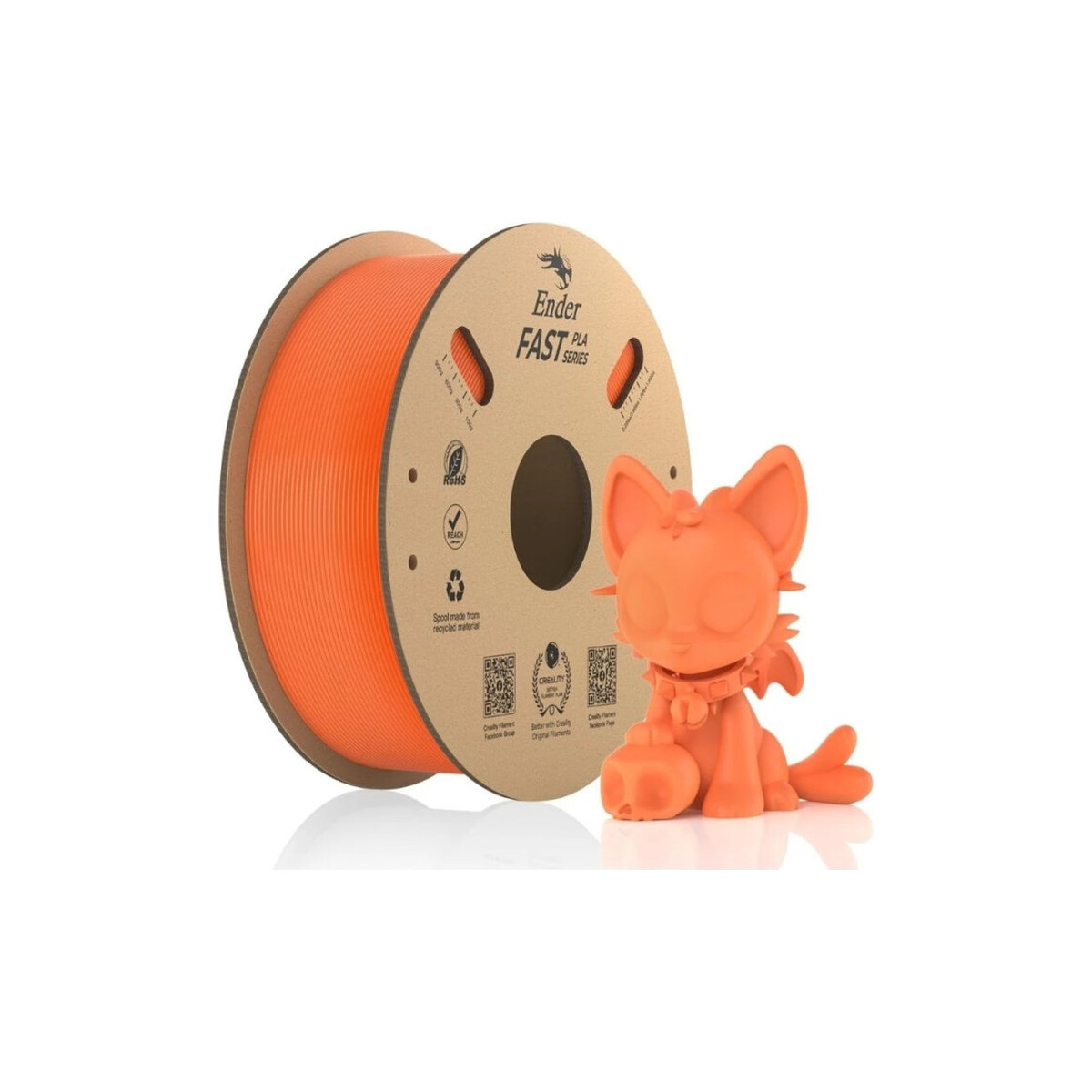 Creality Ender Fast PLA Filament 1.75mm 1kg Turuncu