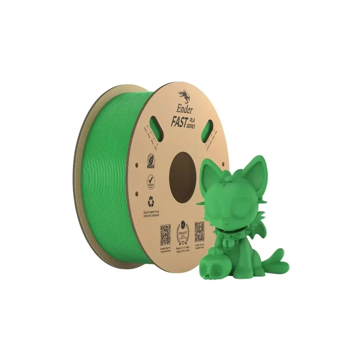 Creality Ender Fast PLA Filament 1.75mm 1kg Yeşil