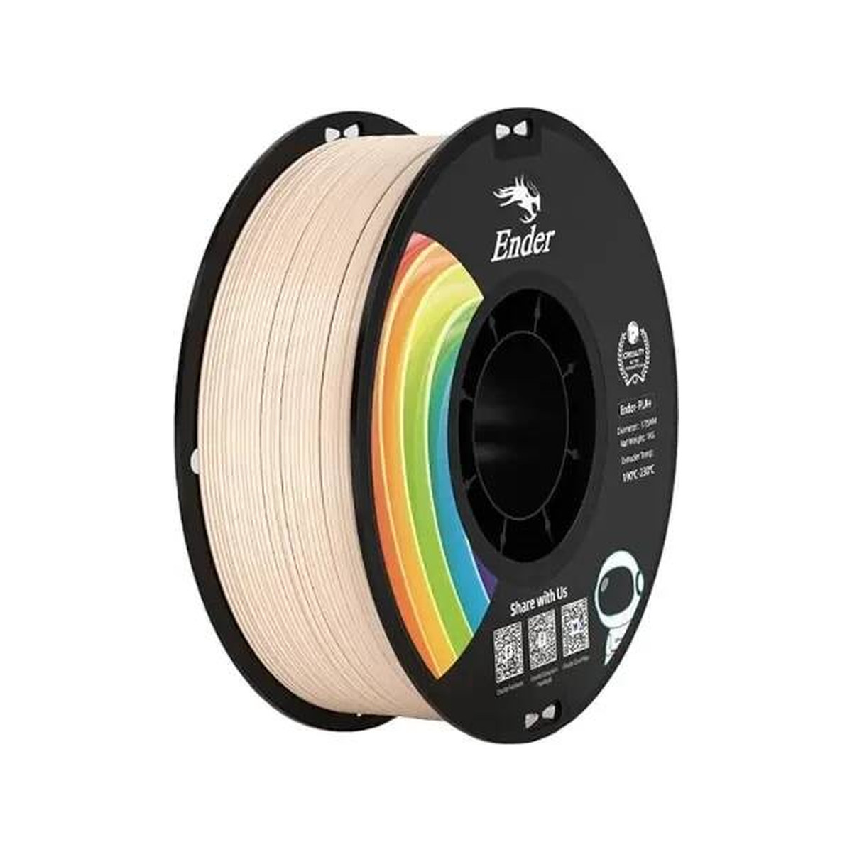 Creality Ender PLA+ Filament 1.75mm 1kg Bej