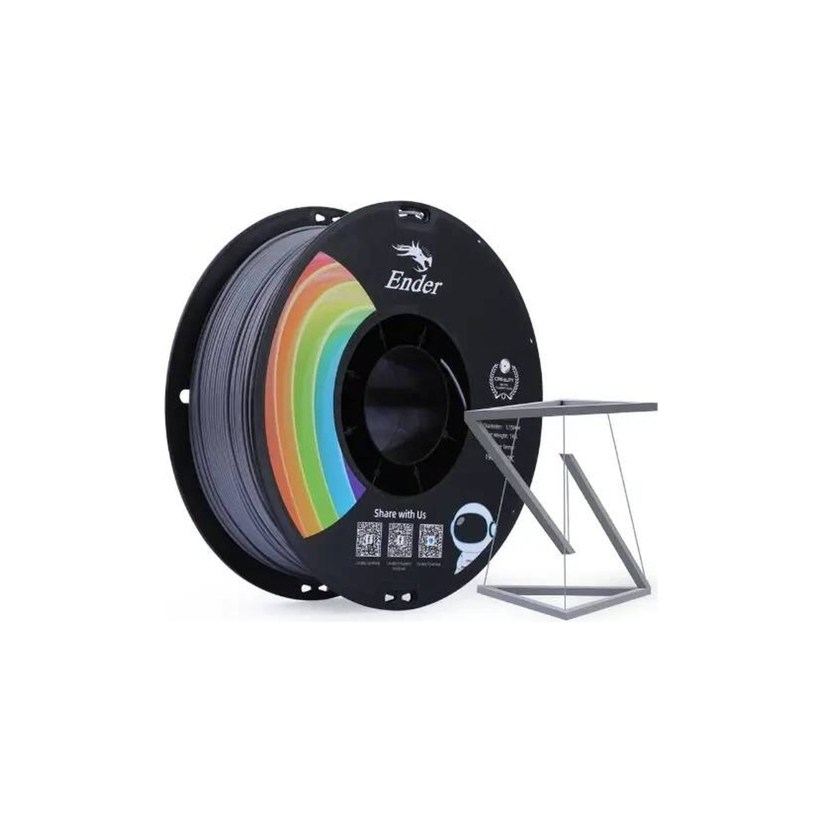 Creality Ender PLA+ Filament 1.75mm 1kg Gri