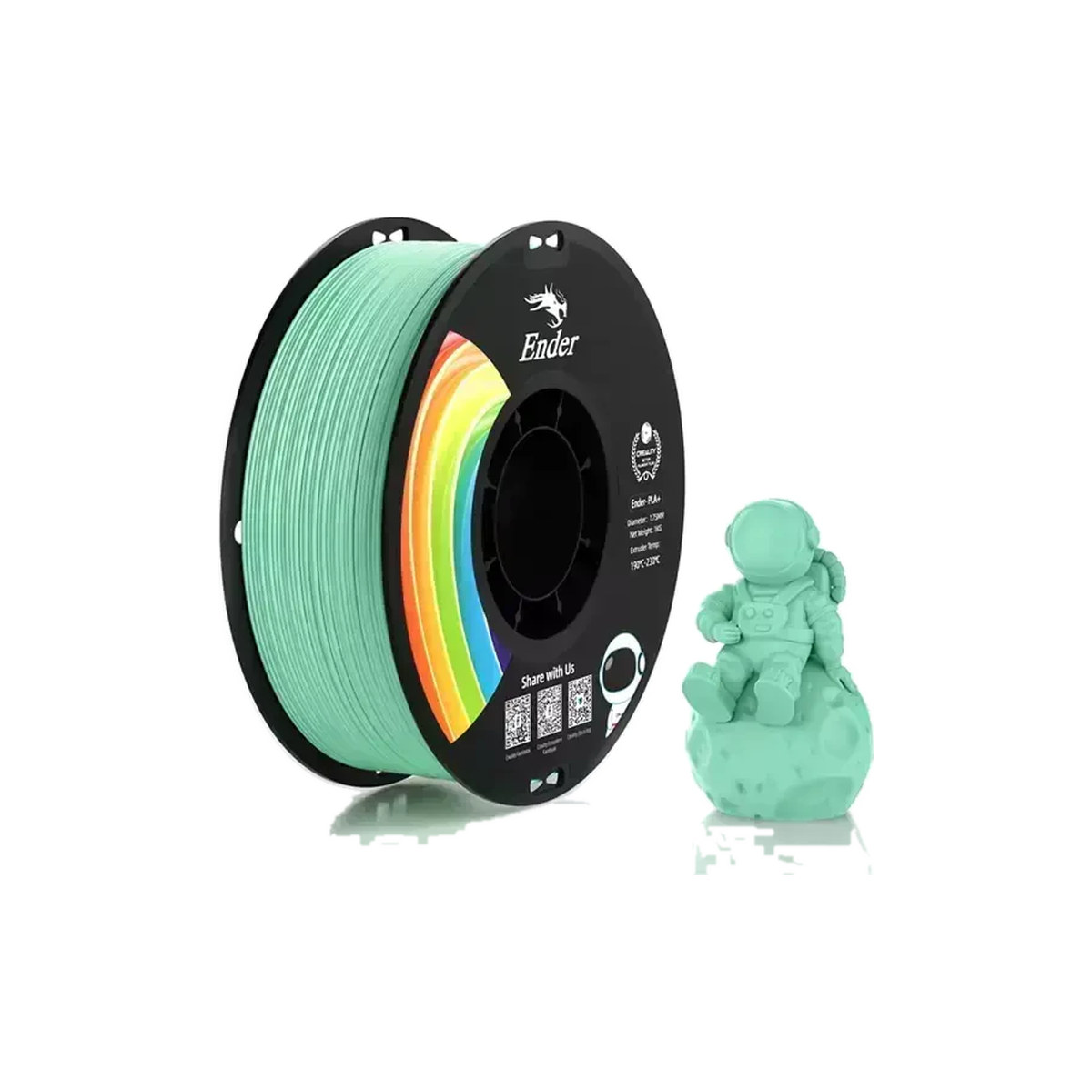 Creality Ender PLA+ Filament 1.75mm 1kg Yeşim Yeşili