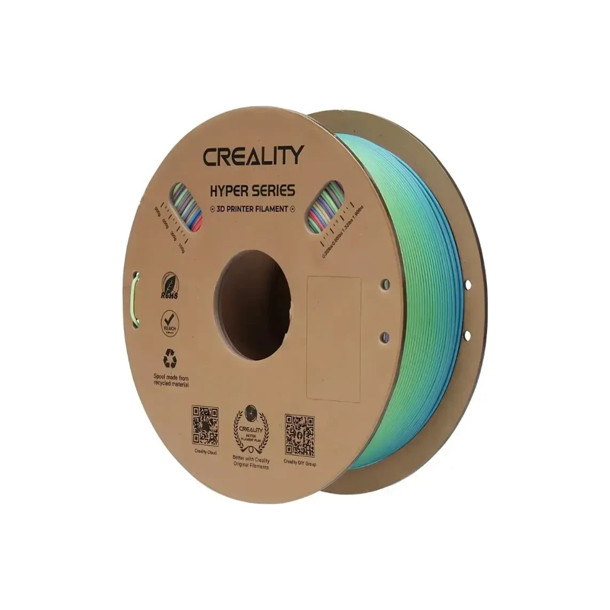 Creality Hyper PLA Rainbow Filament 1.75mm 1kg - Uzun mu kısa mı geçiş?